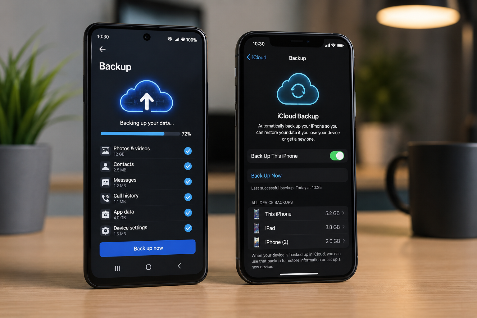 Android & Iphone Backup